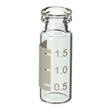 2.0ml Crimp-Top Vial (clear) w/White Graduated Marking Spot, pk.1000